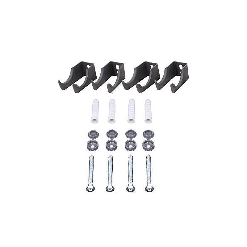 NRG Radiator Brackets Traditional Cast Iron Designer Double Column Wall