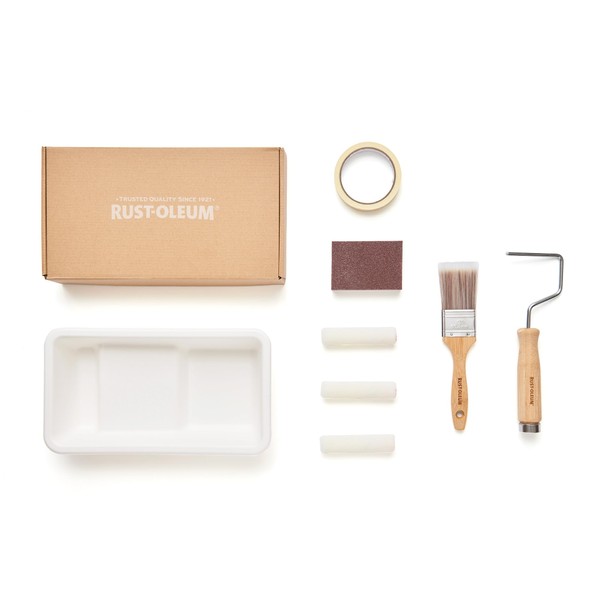 Rust-Oleum Ready to Roll - Eco Paint Kit (Small) - Kitchen Cupboard Matt Elegant Whites