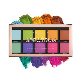 Profusion Cosmetics 10 Shade Eyeshadow Palette - High Pigmented Multi-Finish Colors, Vegan & Cruelty-Free, Create Stunning Looks On-the-Go - Travel-Friendly & Versatile Makeup, Spectrum