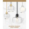 Emak 8 Inch Pendant Lights Kitchen Island, Black Pendant Light