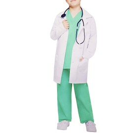 NEW DANCE Doctor Costume - Lab Coat for Kids School Career Day Scientists Dress Up