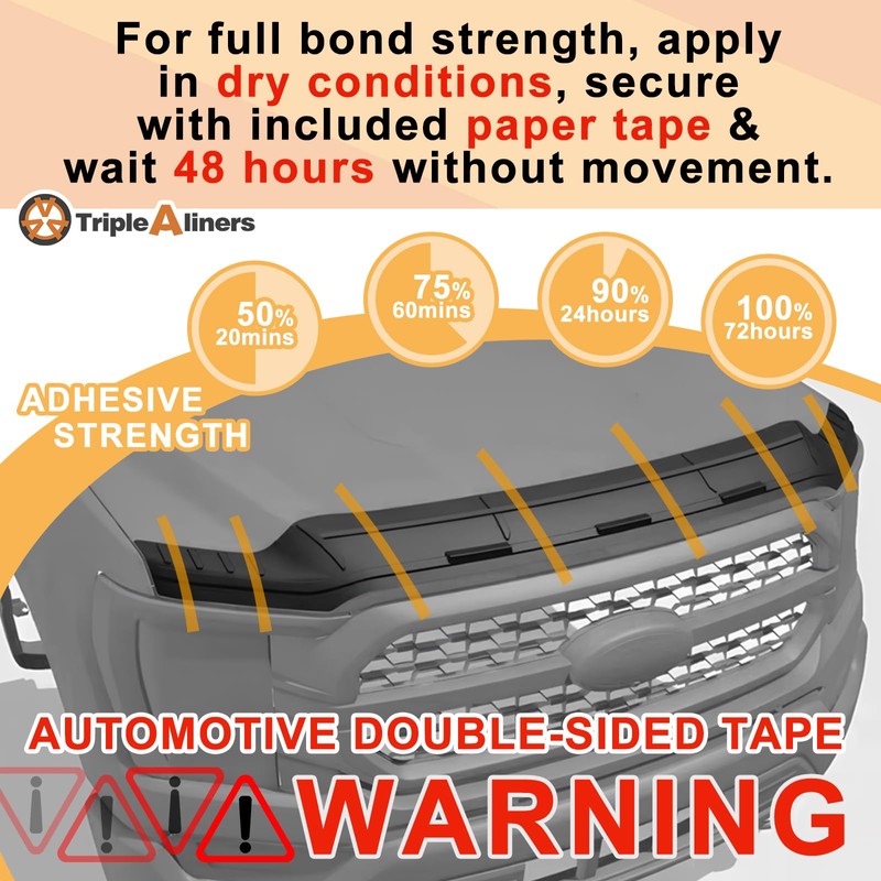 TripleAliners Hood Deflector Protector for Gladiator 2020+ & 2018+ Wrangler