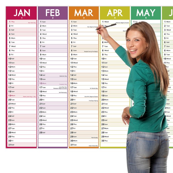 2026 Yearly Wall Calendar - Yearly Wall Calendar 2026, January
