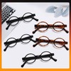 JOSCHOO 5 Pack Retro Round Reading Glasses Mini Small Comfortable