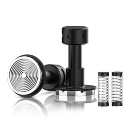 IKAPE V5 51MM Impact Espresso Tamper, Coffee Tamper with 15lb / 25lb / 30lb Replacement Springs, Espresso Tamper with sound Feedback