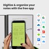 Rocketbook Fusion Reusable Undated Productivity Planner, Letter Size 8.5x11, Gray