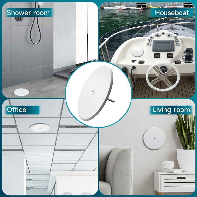 2 Pcs 7 Inch Cleanout Cover, Decorative Cleanout Access Covers