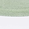 Homescapes Semi-Circular Bath Mat, Sage Green, Premium Bath Mat 50