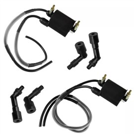 Caltric Complete Ignition Coil Wire Cap Kit for Kawasaki Vulcan 1500 Nomad 2000-2004