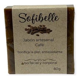Sofibelle Jabón Orgánico Sofibelle Café 80g Antioxidante.