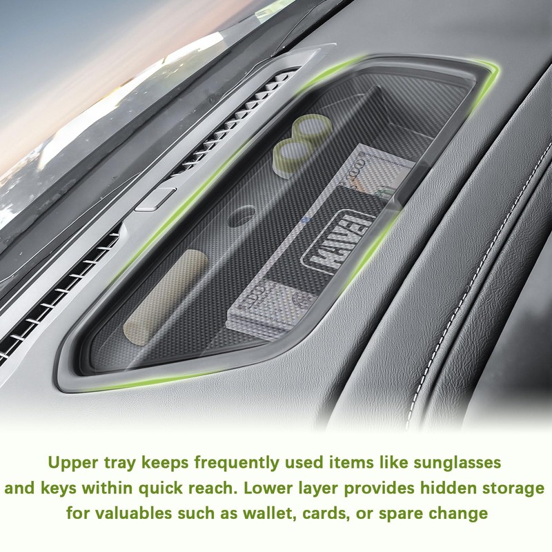 Dash Storage Tray for 2019-2026 Chevy Silverado/GMC Sierra 1500