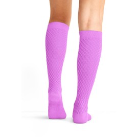 Cherokee TrueSupport Women 10-15 mmHg (1 Pair/ 4 Pairs) pack Compression Socks, Plus, Sweet Berry
