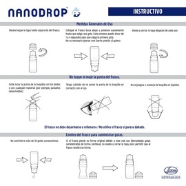 NANODROP Gotas Oftálmicas 10 ml, 1 Unidad, Nanoemulsión con Hidratación y Protección Extendida para la Película Lagrimal, Alivio Rápido y Prolongado, Libre de Conservadores