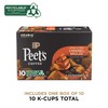 Peet’s Coffee, Caramel Brulee - Flavored Coffee, 10 K-Cup Pods