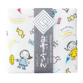 Shirayuki Dish Towel, Shirayuki Yuzen Dish Towel, Amenochi Hare, Artist Collaboration /Bleachable, Water Absorbent, Quick Drying, Durable, Soft, Kyoto Yuzen