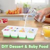 Large Ice Cube Trays with Lid, Jrisbo 2 Pack Stackable