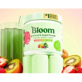Bloom Fibra Polvo Fresa Kiwi 145g - 25 Porciones                                                                                                      