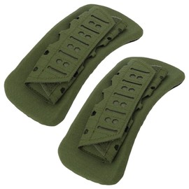 AHANDMAKER 2 Pack Detachable Shoulder Strap Pad Soft Shoulder Strap Pad with Ultra thick Cushion Plate Carrier Shoulder Pads for Bag, Luggage Bag, Waist Belts, Olive Green
