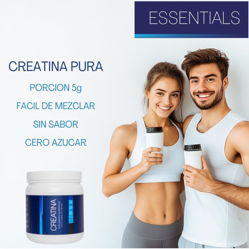 NLS ESSENTIALS | Creatina Monohidratada de Alta Pureza | 90