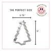 Foose Christmas Tree Cookie Cutter 5 Inch –Tin Plated Steel