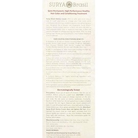 Surya Brasil Surya Brasil Products Henna Cream, Burgundy, 2.37 Fluid Ounce