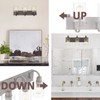 Emliviar Bathroom Vanity Light Fixtures - 3-Light Farmhouse Wall Light