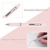 Aisibeiger Ball Point Pen Black Ink Ballpoint Pens with Super