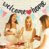 Welcome Home Banner, Welcome Home Decorations Banners Flag, Glitter Bunting