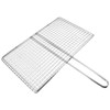Yardwe Fish Grilling Basket Stainless Steel Barbecue BBQ Grill Basket