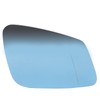 Heated Rearview Mirror Glass Blue Right Replacement for 2 Series