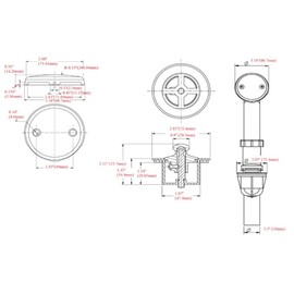Design House 522334 Lift & Turn Bath Drain Kit Satin Nickel