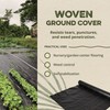 DeWitt Sunbelt Woven Ground Cover, 3.2 oz, Black, 3' x
