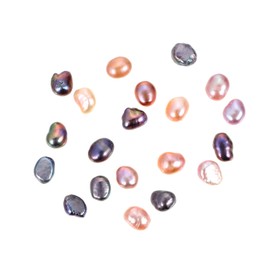 OATIPHO Natural Freshwater Nail Pearls Irregular Stereoscopic Charms for Elegant Manicure Decorations Versatile Nail Art Ornaments for DIY Projects and Special Occasions