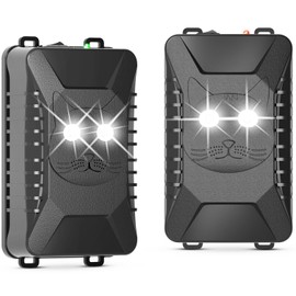 Tirgo 2 Pcs Car Rodent Repeller Under Hood, Ultrasonic Plug-in Mouse Repellent with Strobe Light, Battery Powered Keep Mice Away from Car Engines, Room, Indoors, Outdoors