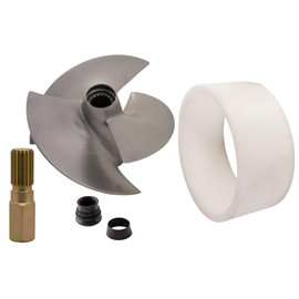 Impeller Solutions Impeller Kit Compatible with Sea-Doo 1996-1997 XP, 1997-1998 SPX, 1996-1997 GSX (Aluminum Housing Kit)