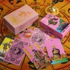 GIBZ Tarot Cards Deck Pink Design Future Telling Game Card