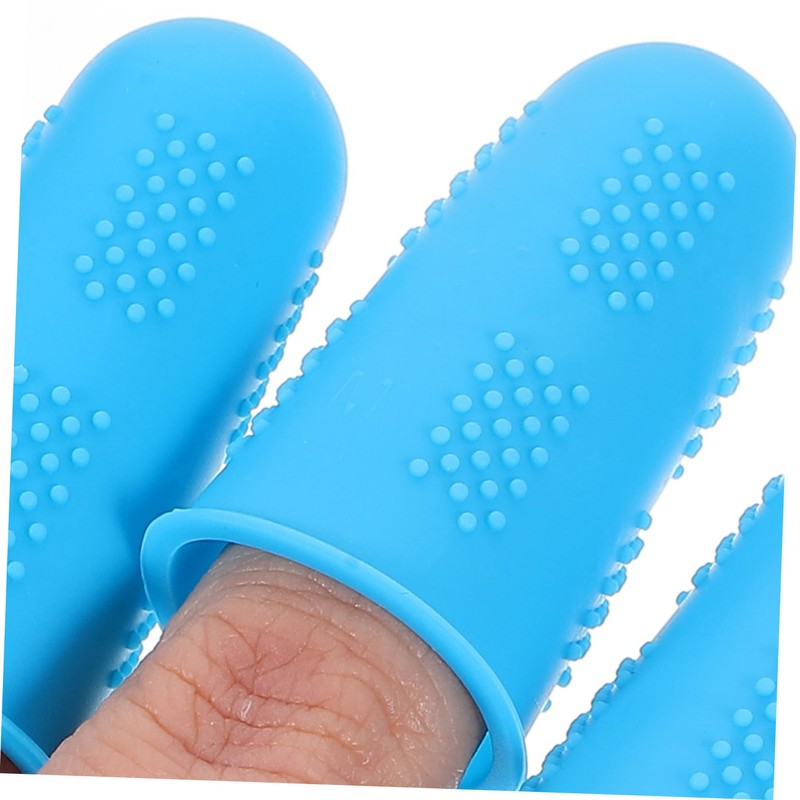 Baluue 3sets Gaming Finger Sleeve Non-slip Finger Covers Protection for