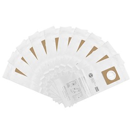 Hoover Commercial AH10143 Upright Bags for HushTone, Standard Filtration (Pack of 10), White
