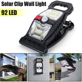 LINEBA 10000LM Solar Clip-Type Sensor Lights 92LED Work Light Car Repair Cordless Lamp