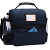 MIER Lunch Bag Men Double Deck Lunch Box Bag,Insulated Leakproof