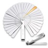Precision Feeling Gauge Set, 32 Pieces Stainless Steel Valve Gauge