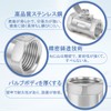 DONGFANGB Ball Valve Set 1/2 PT 304 Stainless Ball Valve