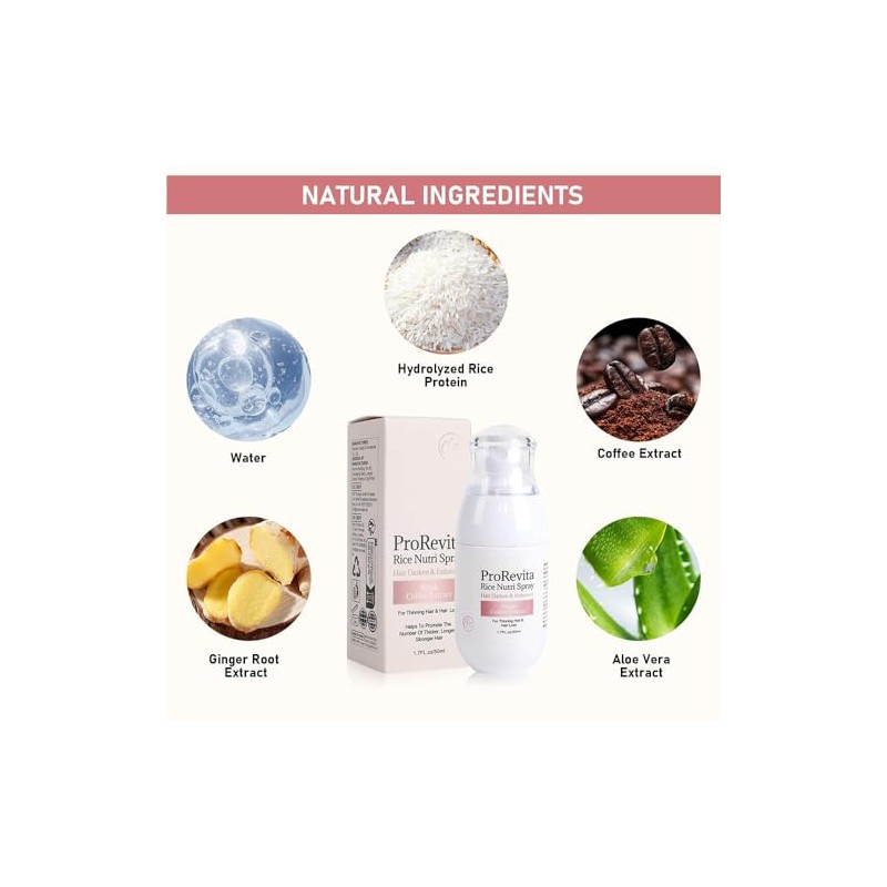 Vrpshe Hair Growth Spray with Rice Water – Biotin and
