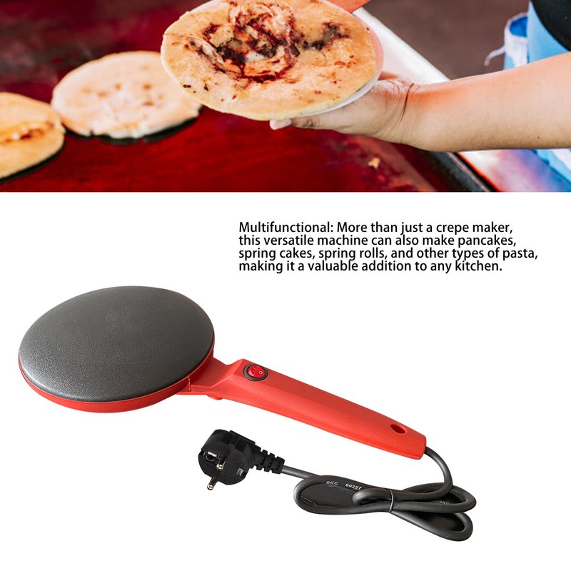 800W Electric Crepe Maker Machine Easy To Use Multifunction Portable
