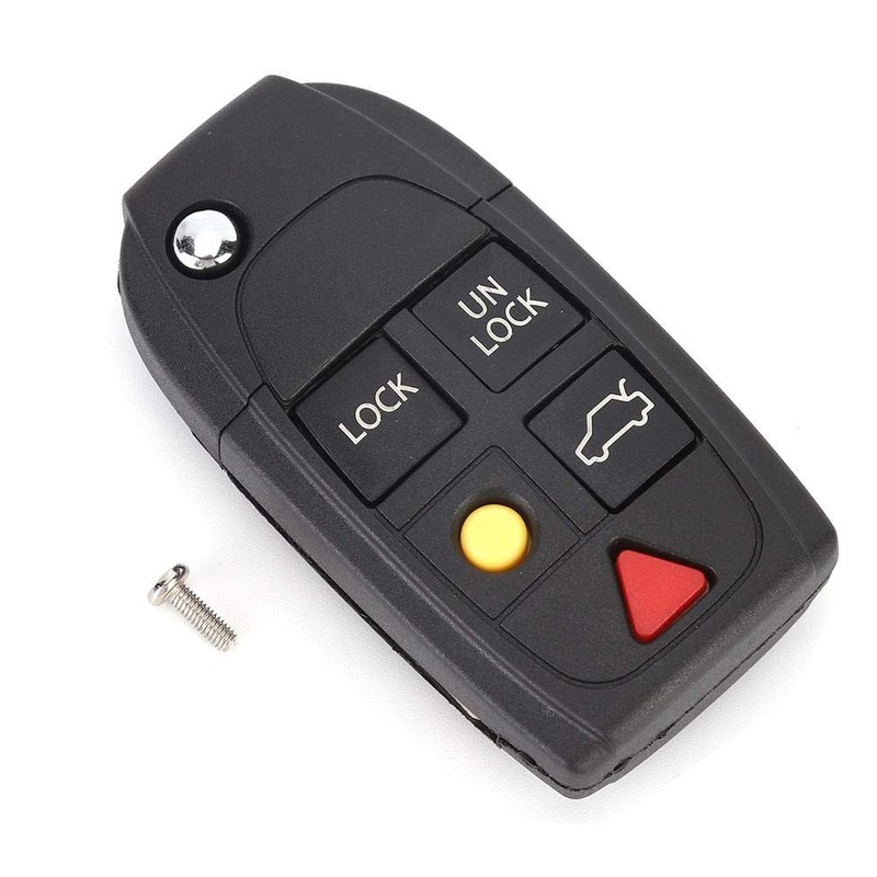 KIMISS 5 Buttons Folding Flip Car Key Case Shell Protect