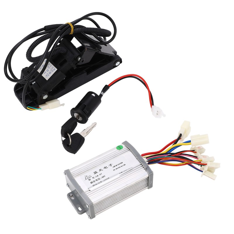 48V 1000w Brushed Motor Controller with Foot Throttle Pedal Electric