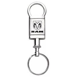 Dodge Ram Satin Valet Keychain (Chrome)