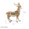 Fitz and Floyd Noel Holiday Standing Deer Ceramic Candle Holder