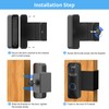 Anti-Theft Blink Doorbell Mount, No Drill Mounting Bracket Only Compatible