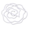 100pcs Rose Shape Paper Clips Increased Slip Resistance Lightweight Metallic